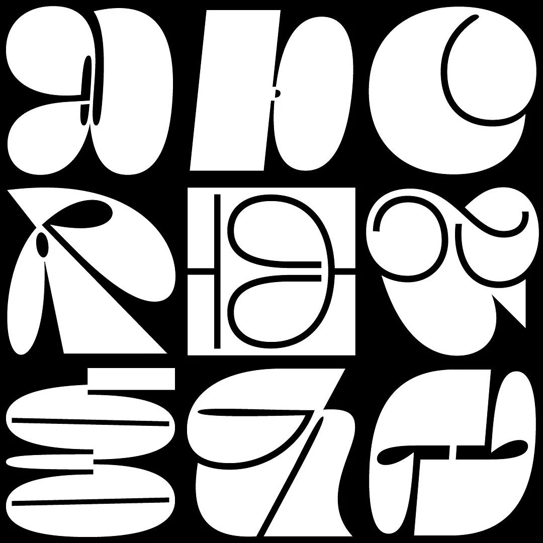 Industri-alphabet: The first 9 36 days of type