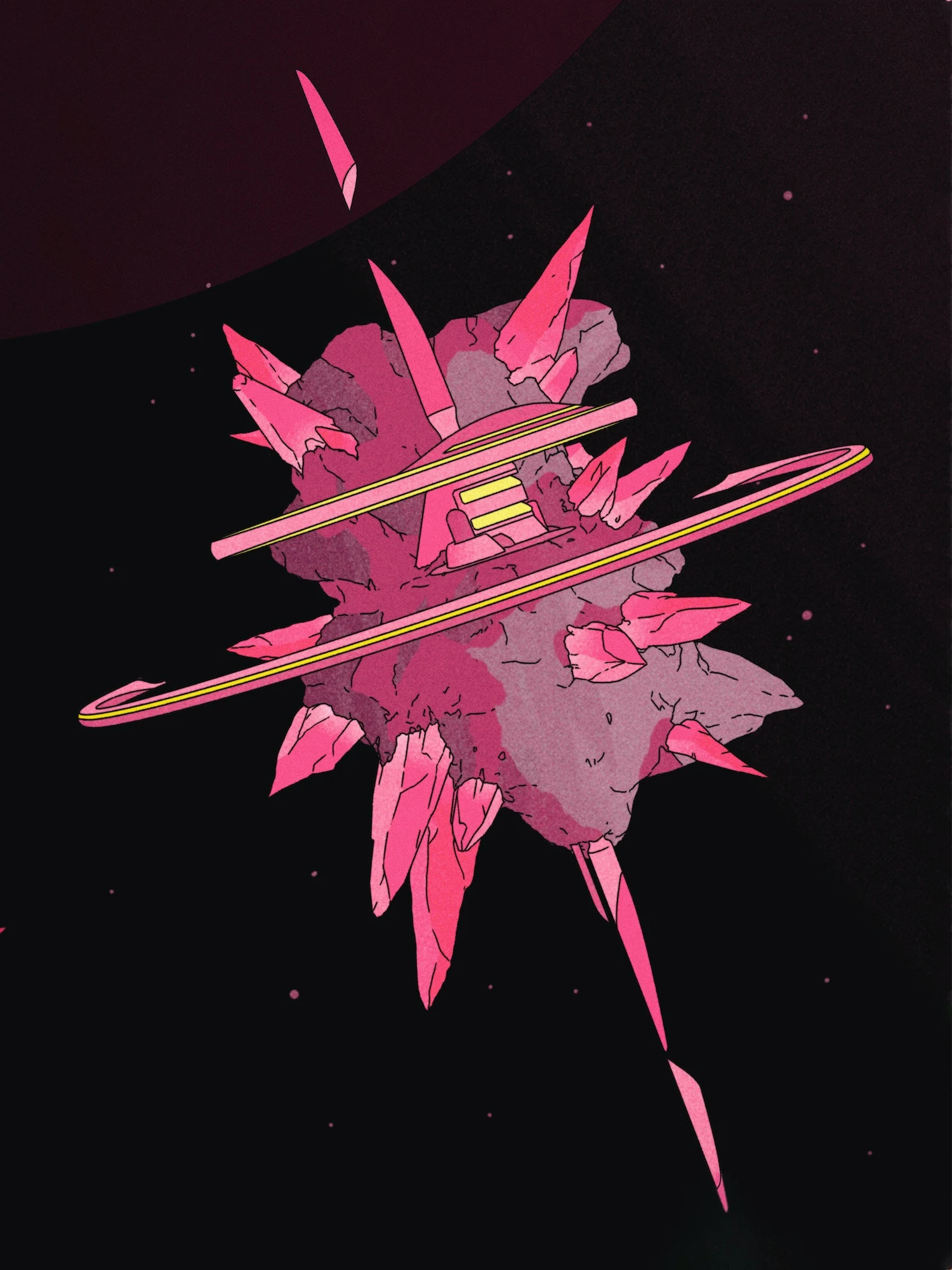 Illustration: NASA destroying asteroid