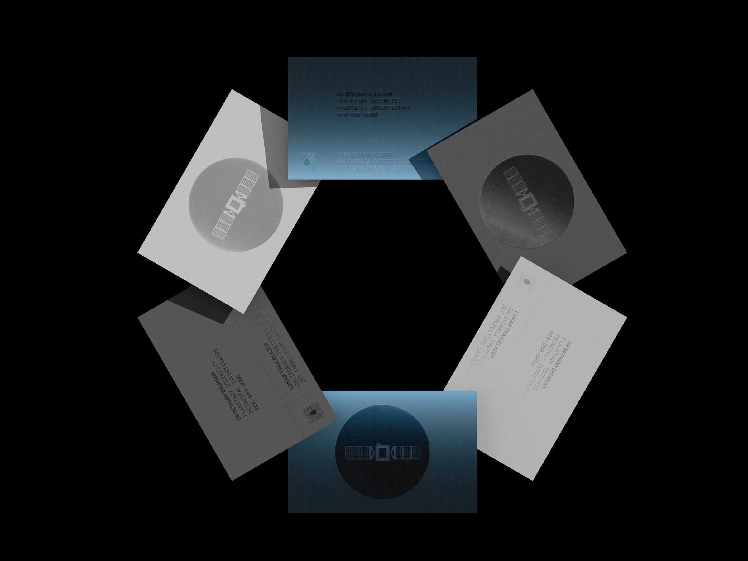 Lunar Trailblazer Science: Business cards