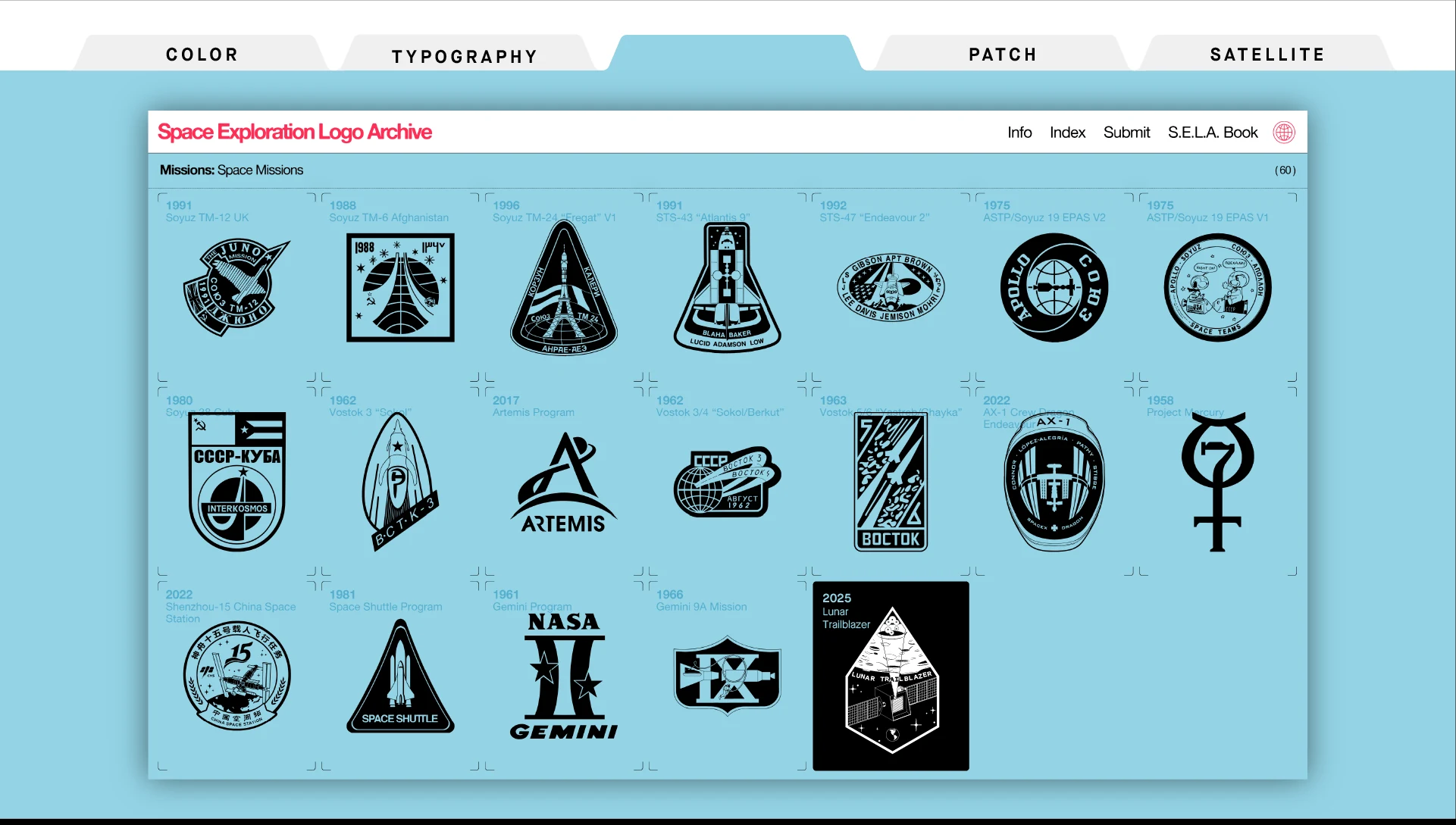 Lunar Trailblazer Science: Space exploration logo archive