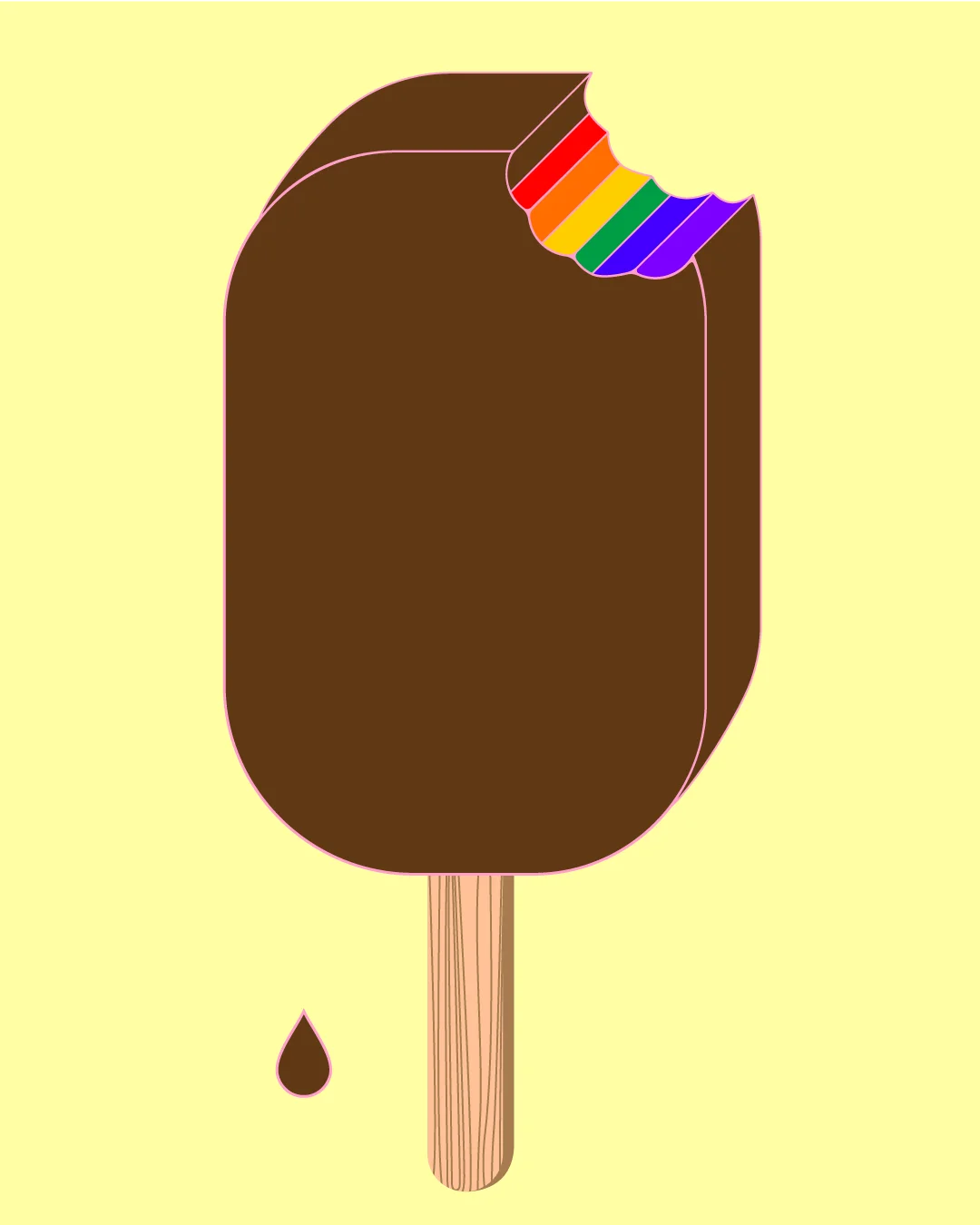 Graphic Objects: Selfportrait popsicle illy