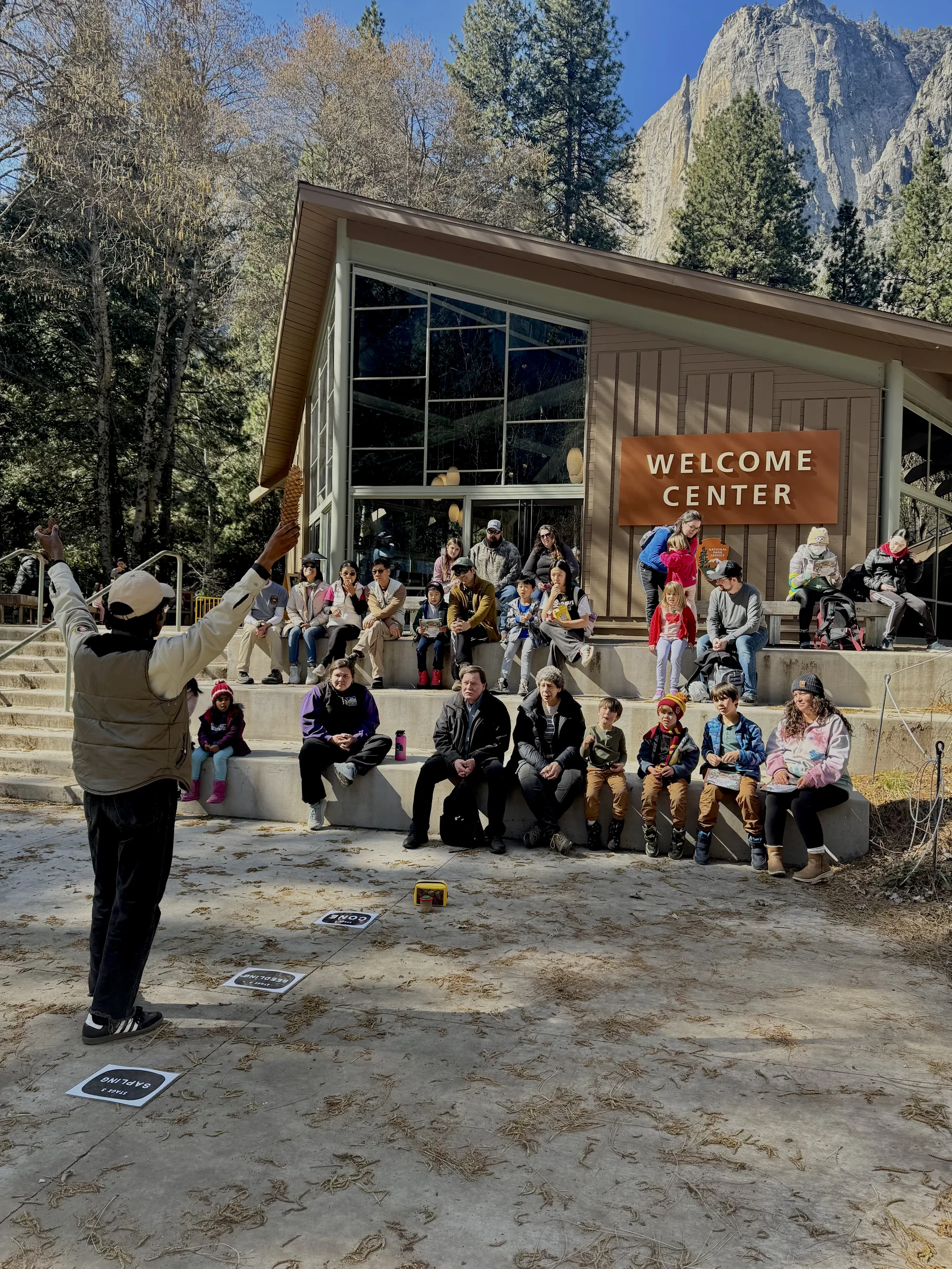Yosemite National Park After Dark: Welcome center