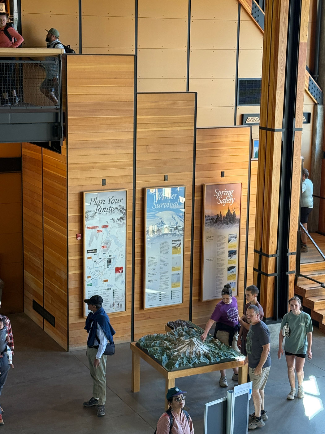 Mount Rainier Visitor Center Winter and Spring Panels, image 1